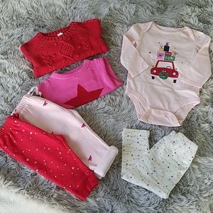 Gap Christmas 6 piece bundle.